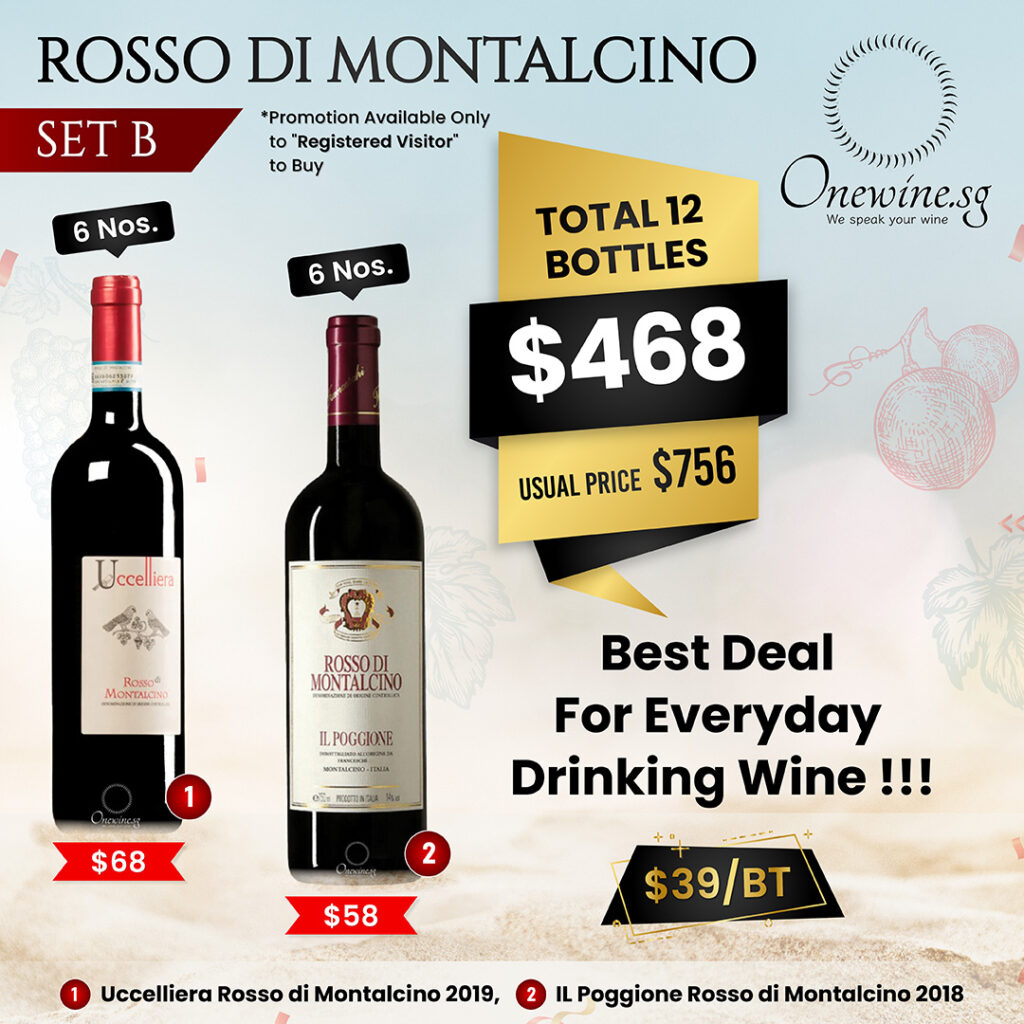 Rosso di Montalcino Set B 12 Bottles