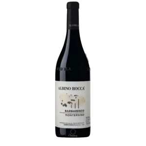 Albino Rocca Barbaresco Montersino 2016 red wine bottle – elegant Nebbiolo from Piedmont, Italy