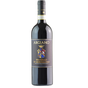 Bottle of Argiano Brunello di Montalcino 2017 red wine