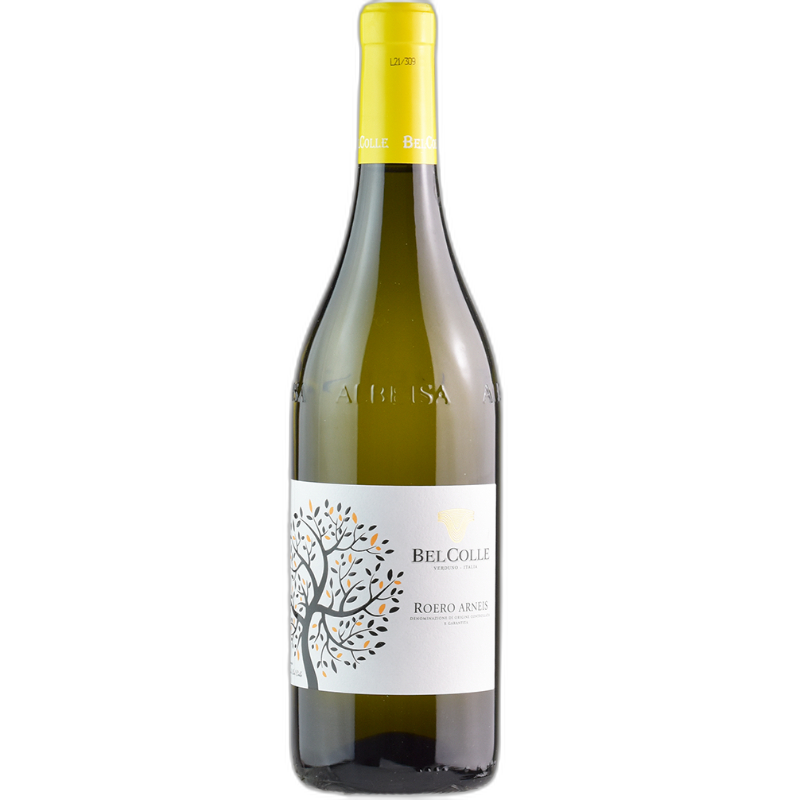 Bottle of Bel Colle Roero Arneis DOCG 2021 white wine