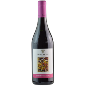 Bottle of Bel Colle Verduno Pelaverga DOC 2021 red wine
