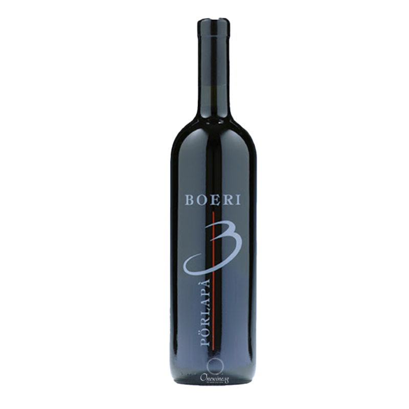Bottle of Boeri Barbera d’Asti Superiore Porlapa 2004 red wine