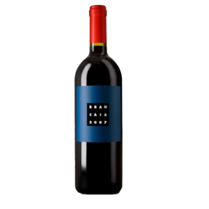 Bottle of Brancaia IL Blu 2007 Super Tuscan red wine