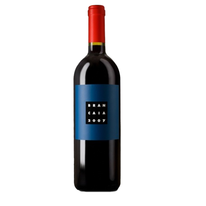 Bottle of Brancaia IL Blu 2007 Super Tuscan red wine