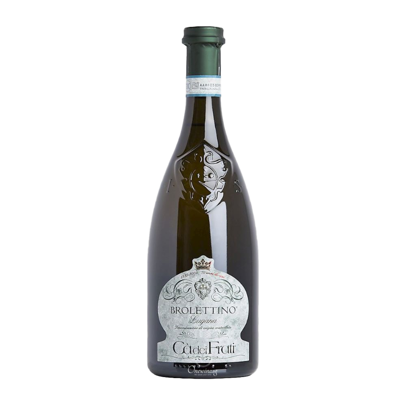 Bottle of Ca’ dei Frati Lugana Brolettino 2020 white wine