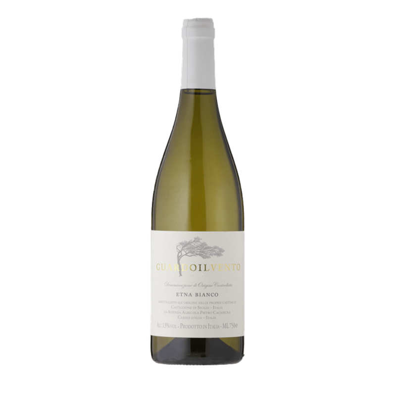 Bottle of Caciorgna Pietro Guardoilvento Etna Bianco DOC 2021 white wine