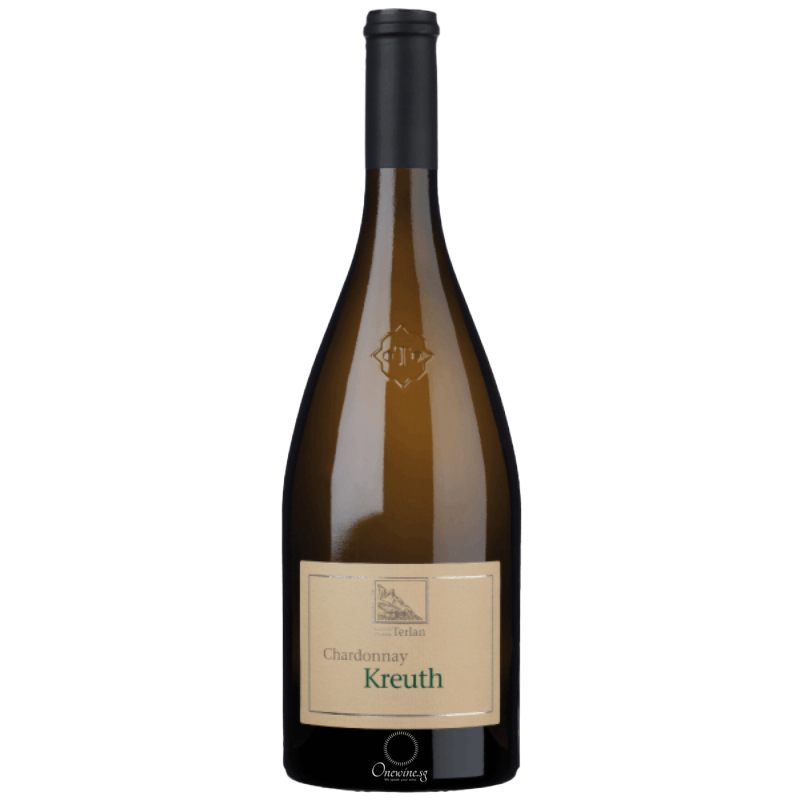Bottle of Cantina Terlan Chardonnay KREUTH DOC 2021 white wine