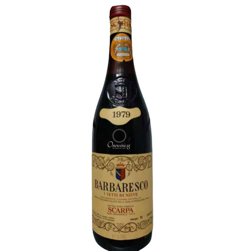 Scarpa Barbaresco Tetti di Nieve 1979