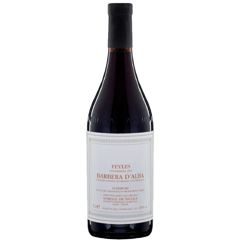 Sorelle de Nicola Feyles Barbera d'Alba Superiore 2018